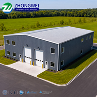 Almacén de Estructura de Acero Prefabricada para Centro Logístico, Nave Metálica Multi-span con Servicio de Ingeniería Profesional