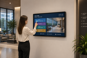 24 Zoll Wandmontierter Touchscreen Digital Signage Kommerzielles LCD-Werbedisplay IPS-Panel für Einzelhandel Hotel Büro Geschäft - Product Image 3