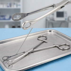 Pince de perçage de nombril en acier inoxydable de qualité supérieure avec logo personnalisé, outil de perçage corporel, forceps – Vente chaude - Product Image 2