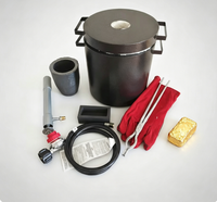 TEBAK Nouveau Kit de Four de Fusion Métallique au Propane 6/10/12KG - pour la Coulée de Bijoux en Or, Argent, Cuivre, Aluminium