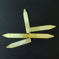 Cadeau d'anniversaire jaune nacre vadrouille coquille collier reste os pour accessoires de vêtement