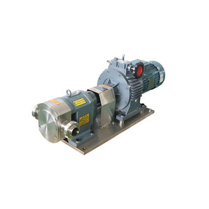 Stainless Steel Hygienic Rotary Lobe <b>Pump</b> With Wing or Tri SS316/SS304 Displacement TUL Rotor Lobe <b>Pump</b> TUL - Product Image 3