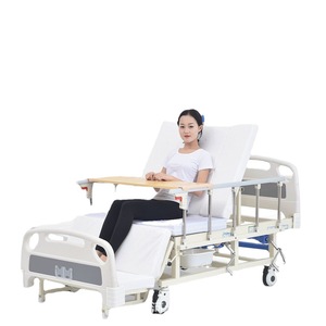 Lit médicalisé Ji Yunqi manuel à rotation complète avec ouverture pour commode, idéal pour les personnes âgées à domicile ou en milieu hospitalier - Product Image 1