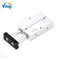Cilindros neumáticos serie TN/TDA 32 10-130 Doble y 10-32 Diámetro de varilla doble 10mm Cilindro de varilla doble TN