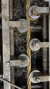 Fune Metallica Piatta Non Rotante 4V*39S+5FC 9-52 mm per Macchinari da Costruzione, Zincata/Non Zincata - Product Image 4