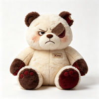 Peluche Lapin en Patchwork, Personnalisation OEM de Jouets en Peluche, Figurine Personnalisée Basée sur Votre Conception, Idéale Comme Cadeau d'Anniversaire.