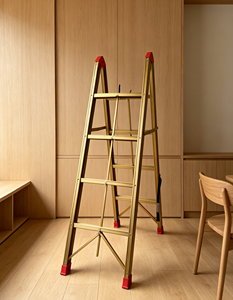 <span class=keywords><strong>Escalera</strong></span> Compacta de Acero al Carbono de Doble Cara, Tipo Barra, Ligera, Portátil, Ahorra Espacio, para Uso Industrial - Product Image 2