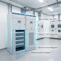 Filtre harmonique actif IGBT pour la réduction THDi
