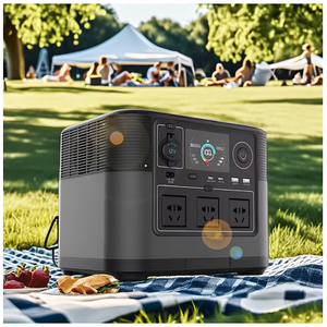 Portable 1200W MPPT <b>Solar</b> <b>Panel</b> Station for Car & Outdoor Camping EU/UK RV Emergency Use <b>with</b> Lithium Ion <b>Battery</b> and Flashlight - Product Image 2
