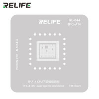 Plate-forme universelle de pochoir de rebillage d'unité centrale de RL-601MA RELIFE pour les séries d'iPhone et d'Android Chip Planting Tin Template