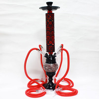 Grand Narguilé LED à 4 Tuyaux pour Bar à Chicha