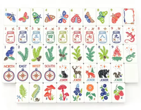 Luxuriöse US-Mahjong-Steine aus Acryl, faltbar und wasserabweisend, für Casino-Glücksspiel, Poker, Freizeit und Unterhaltung – Großhandel