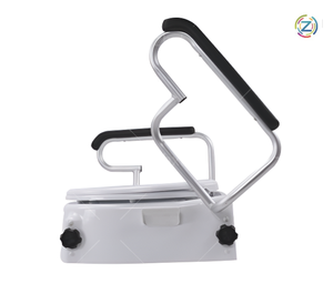 <span class=keywords><strong>Chaise</strong></span> <span class=keywords><strong>de</strong></span> toilette auxiliaire pour personnes âgées Zhxt MK05010 avec accoudoirs relevables, finition texturée moderne, équipement <span class=keywords><strong>de</strong></span> sécurité pour la salle <span class=keywords><strong>de</strong></span> bain - Product Image 2