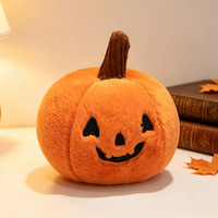 Mainan Boneka Halloween Baru Dekorasi Hantu Pabrik Labu Mini dari Mesin Cakar