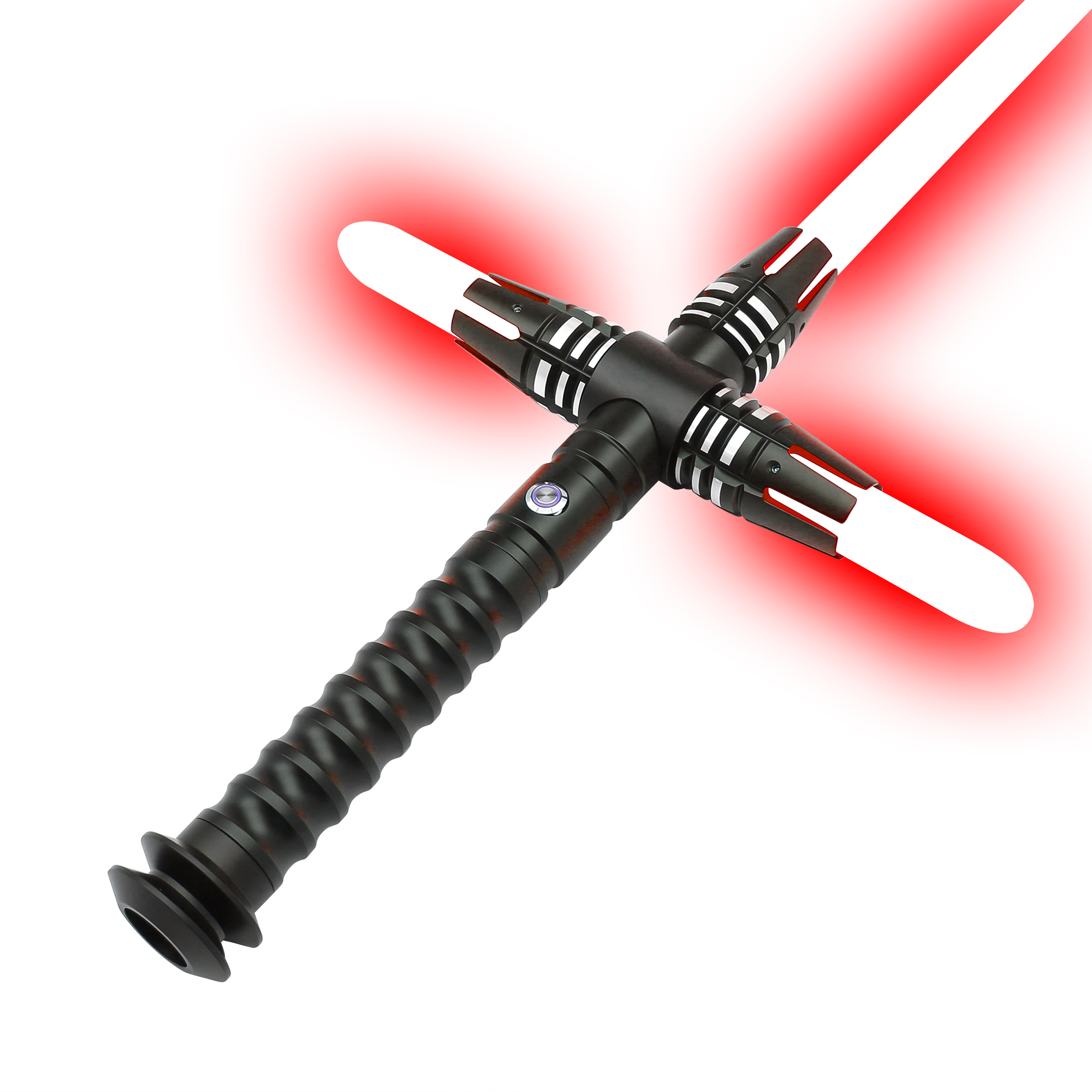 Txqsaber Metal Cross Guard Hilt RGB Lightsaber for Kylo Ren