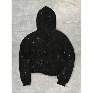Sudadera con Capucha Brillante para Hombre FOXA, Sudadera de Manga Larga con Estampado Brillante, Ropa Casual de Calle - Product Image 2