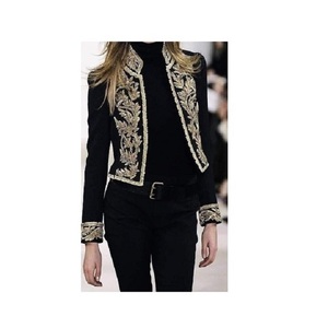 Wholesale Hand Beaded Embroidered Women <b>Jacket</b> in Standard Quality <b>for</b> Party Wear Clothing Available <b>for</b> Export from India - Product Image 6