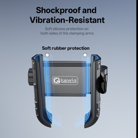 Support de téléphone pour moto Kewig, installation sur la tige du rétroviseur, pratique, support de téléphone pour vélo, verrouillage de sécurité à haute vitesse