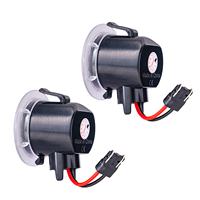 Ailead 2PCS Lampes de courtoisie LED blanches sous rétroviseur SMD 6000K Blanc Canbus pour modèles Volvo XC60 2009-2017