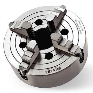 Регулируемый четырехкулачковый независимый патрон <span class=keywords><strong>SANOU</strong></span> K72-200, 4-кулачковый патрон для токарного станка - Product Image 1