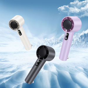 Gran oferta, mini ventilador de mano recargable de 1800mAh, ventilador portátil sin aspas de cinco velocidades con puerto de carga tipo C - Product Image 5