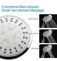 Pommeau de douche portable haute pression avec 3 modes finition ABS accessoire de douche à main pour salle de douche