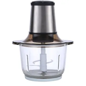 2L vegetable chopper meat chopper two speeds glass bowl