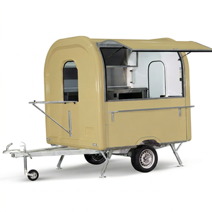 Camion de Restauration Mobile Polyvalent en Fibre de Verre et Aluminium, Isolé et Résistant à la Rouille, pour Glaces et Bonbons – Vente Chaude Direct Usine - Product Image 1
