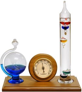 Scientifique 3-en-1 Thermomètre <span class=keywords><strong>Galileo</strong></span> Éducatif <span class=keywords><strong>Station</strong></span> Météo Tempête Bouteille En Verre Baromètre Fabriqué Verre Artisanat Prédicteur - Product Image 3