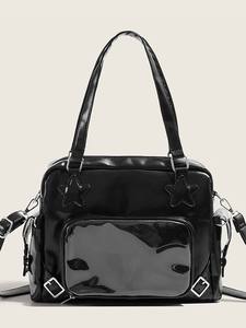 कस्टम पशु बिल्ली के आकार की लिटा बैग कढ़ाई विवरण pu चमड़े के क्रॉसबॉडी बैकपैक बैग - Product Image 3