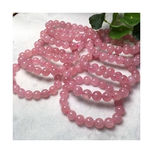 Braccialetto in Quarzo Rosa con Occhio Malvagio, Cristallo Curativo Originale 2026 - Product Image 3