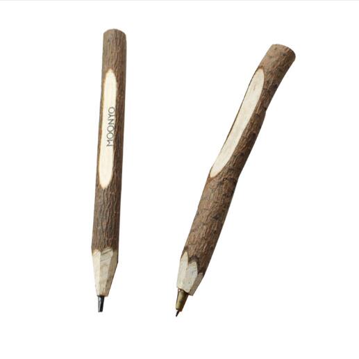 Benutzer definierte Naturholz Bleistift Stift Big Twig Holz Bleistift Zweig Holz Bleistift