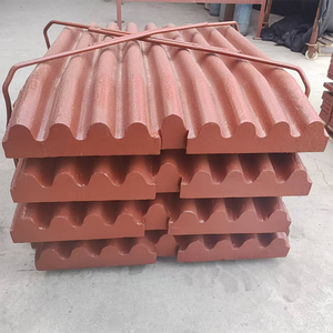 เครื่องบดกรามแบบเว้าแผ่นเหล็กแมงกานีสสูงสำหรับการทำเหมืองแร่ขึ้นรูปโลหะทอง - Product Image 2