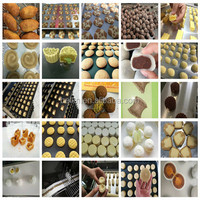 Machine à fabriquer des biscuits fourrés, machine à encruster les biscuits au beurre de cacahuète bicolores, machine à mochi