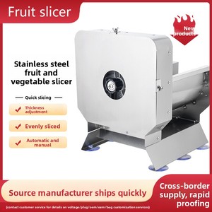 Nouvelle trancheuse électrique <span class=keywords><strong>en</strong></span> acier inoxydable durable Mixue Ice City petite coupe de légumes de fruits de citron multifonctionnelle commerciale - Product Image 2