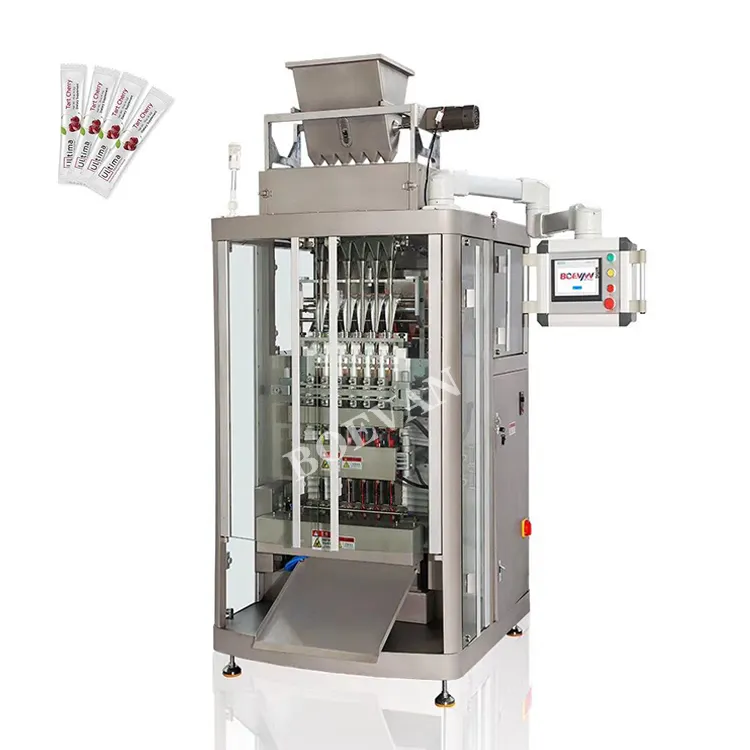 Автоматическая Многополосная упаковочная машина для упаковки сахарных порошков от 5 г до 10 г