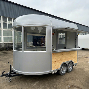 ZOWN Compact Customizable Mobile Street Food Trailer with Electric Traction for Outdoor Street Vending <b>Ice</b> Cream Candy Dessert - Product Image 1