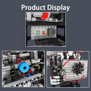 Khuôn Vua 10235 <span class=keywords><strong>MMC</strong></span> L4 mô hình động cơ đồ chơi sáng tạo giáo dục lắp ráp Kit moc gạch Bộ khối xây dựng trẻ em món quà giáng sinh - Product Image 4