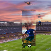Écran d'affichage holographique LED pliable P15/P20/P30 pour spectacles de drones HDR10+ IP65 Étanche Haute luminosité