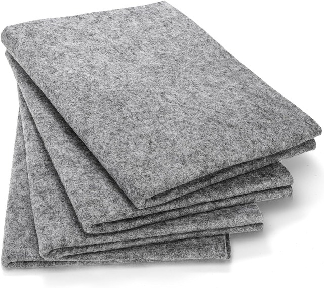 Chinese Calligraphy Drawing 100% Wool Felt Mat 5mm Thick Eco-Friendly Heat-Insulation Desk Pad for Sumi Xuan Paper Painting