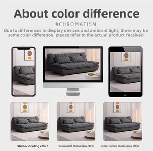 Offre Exceptionnelle : Canapé Pliant Réglable en Angle avec Coussin Doux pour la Détente à Domicile - Product Image 5