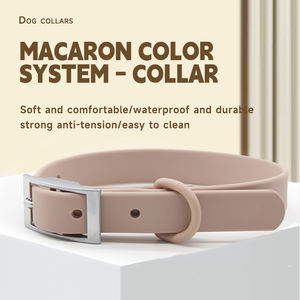 Anpassbares verstellbares Hunde halsband, weiches <span class=keywords><strong>PVC</strong></span>-Material, wasserdichte und bequeme Passform, 17 Farben 5 Größen für alle Rassen - Product Image 2