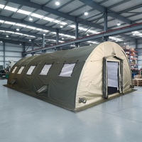 Carpa de Emergencia de Gran Espacio, Personalizable, de Tela Oxford Impermeable, Ignífuga, Hermética y de Alta Presión, con Aislamiento Acústico