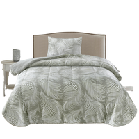 Ensemble de couette en sherpa d'hiver de luxe en gros FY, 3 pièces, drap de lit gris, taie d'oreiller, housse de couette pour lits jumeaux, queen et king size, pas cher