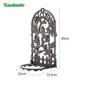 Support <span class=keywords><strong>mural</strong></span> pour plantes en fonte GARDMATE pour jardin, maison, <span class=keywords><strong>porte</strong></span> d'entrée, balcon, patio, ferme, intérieur, <span class=keywords><strong>extérieur</strong></span>, <span class=keywords><strong>porte</strong></span>-bague - Product Image 4