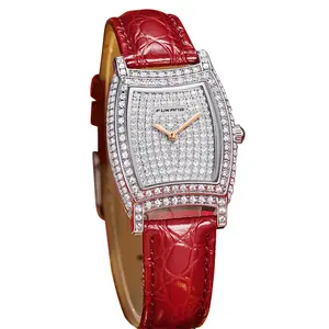 Oem Factocy Price cheaper fancy dress luxury leather watch manufacture brand woman