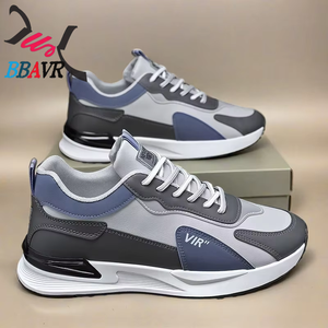 Zapatos Deportivos Negros Estilo Walking 2025, Zapatos para Correr y Skateboarding, Tres Colores, Zapatos de Cuero para Hombre - Product Image 3