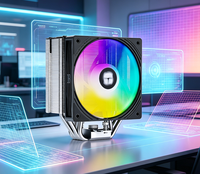 Kipas Pendingin CPU Thermalright ASSASSIN CLASSIC-5 SE ARGB BLACK dengan Bantalan Cair dan Kebisingan Rendah untuk casing komputer.