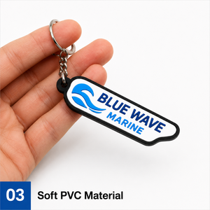Vente en gros de porte-clés en silicone souple 2D, porte-clés en PVC 3D personnalisés, porte-clés en caoutchouc personnalisés en PVC en vrac - Product Image 3