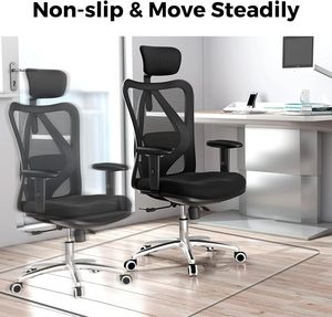 Tapis de Protection de sol en PVC Transparent sous-couche de chaise de bureau de Style moderne pour l'utilisation de bureau à domicile emballage de commande par correspondance inclus - Product Image 4